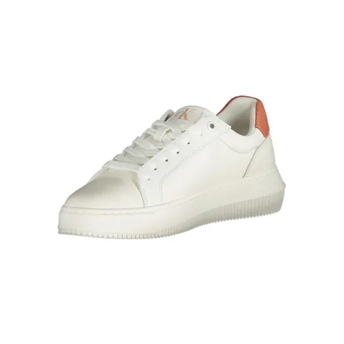 White Polyester Sneaker - Calvin Klein - Modalova