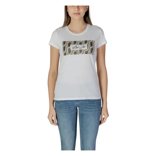 White Floral Tee - Liu Jo - Modalova