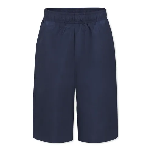 Blue Swim Shorts with Logo Detail - Dsquared2 - Modalova