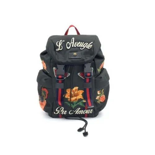 Pre-owned > Pre-owned Bags > Pre-owned Backpacks - - Gucci Vintage - Modalova