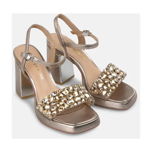 Sandal wide rhinestones strap - Alma EN Pena - Modalova
