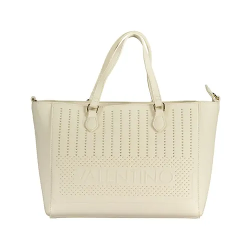 White Handbag with Adjustable Shoulder Strap - Valentino by Mario Valentino - Modalova