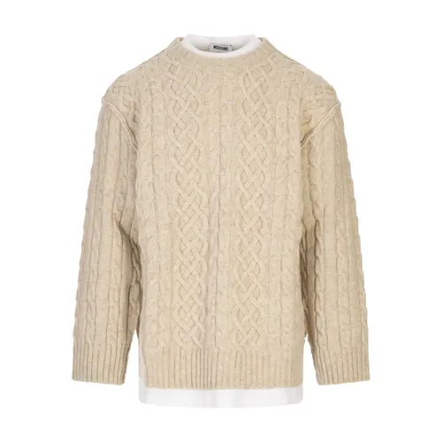 Knitwear > Round-neck Knitwear - - Moschino - Modalova