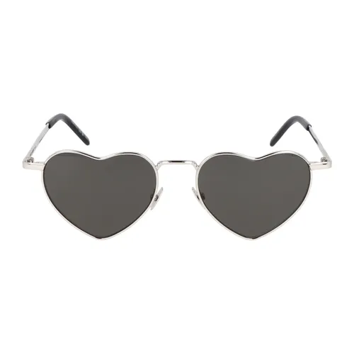 Irregular Metal Frame Sunglasses - Saint Laurent - Modalova