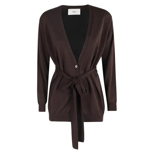 Knitwear > Cardigans - - Solotre - Modalova