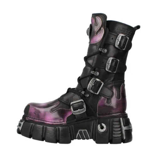 Shoes > Boots > Lace-up Boots - - New Rock - Modalova