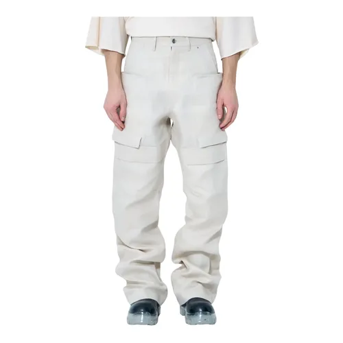 Structured Cargo Pants - Rick Owens - Modalova