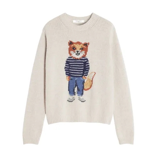 Knitwear > Round-neck Knitwear - - Maison Kitsuné - Modalova