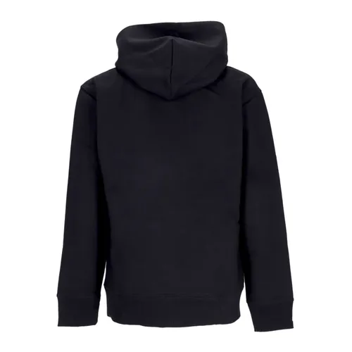 Black Hoodie with Kangaroo Pocket - Adidas - Modalova