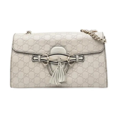 Pre-owned Leather Shoulder Bag - Gucci Vintage - Modalova