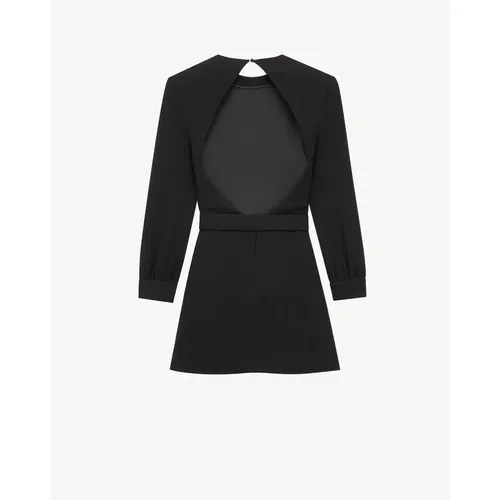 Backless Mini Dress - Saint Laurent - Modalova