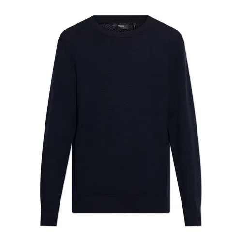 Wollpullover mit Rundhalsausschnitt - Theory - Modalova
