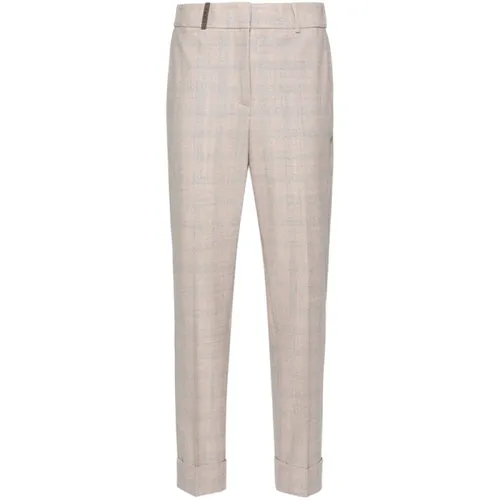Trousers > Slim-fit Trousers - - Peserico - Modalova