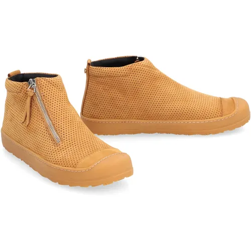 Eco-suede high-top sneakers - Volta - Modalova