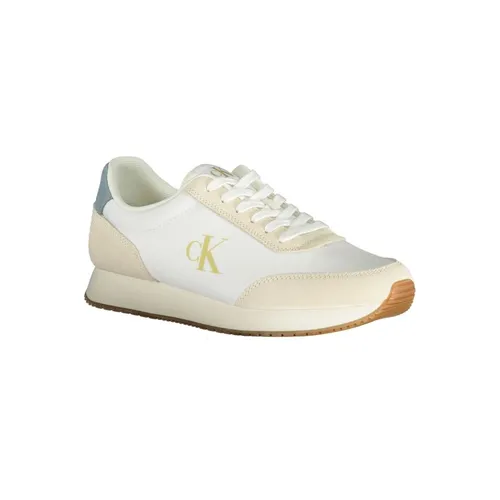 White Polyester Sneaker - Calvin Klein - Modalova