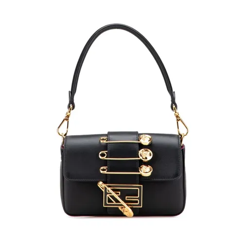Pre-owned Elegant Top Handle Bag with Decorative Accents Stylish Accessory - Fendi Vintage - Modalova