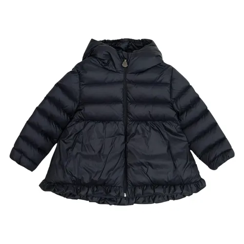 Baby Girls Navy Down Jacket - Moncler - Modalova