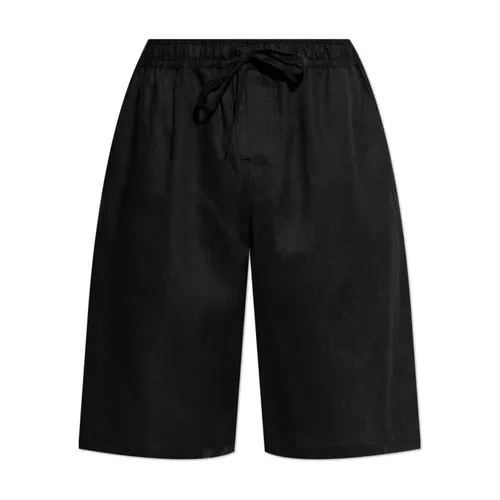 Linen Bermuda Shorts - Dolce & Gabbana - Modalova