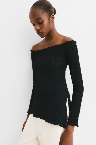 Top Bardot Effet Froissé - Pull&Bear - Modalova