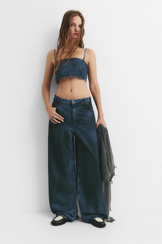 Jean Super Baggy Enduit - Pull&Bear - Modalova