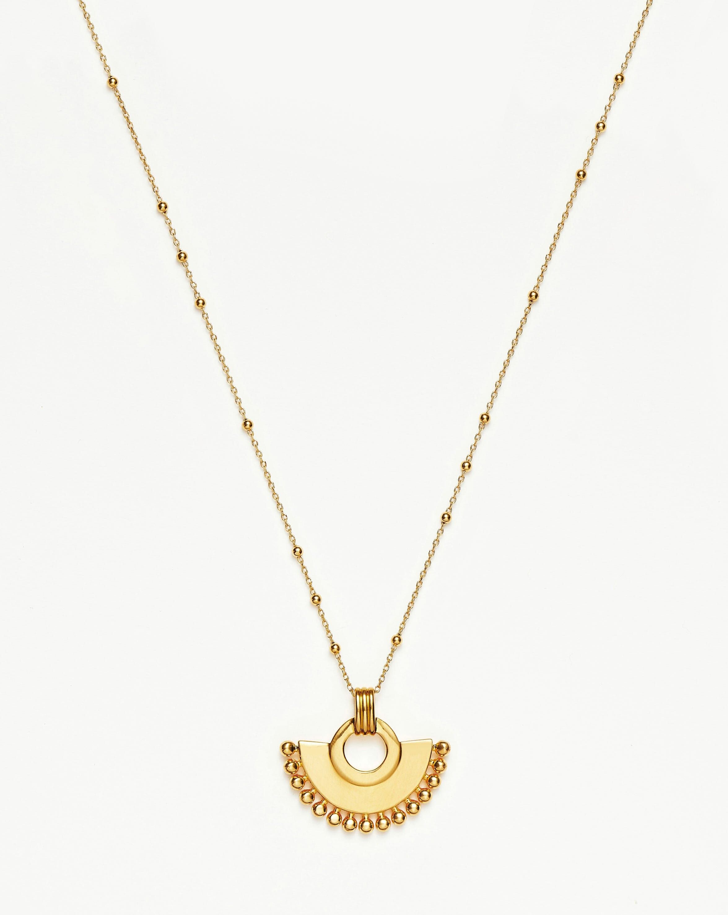 Zenyu Fan Necklace | 18ct Gold Plated - Missoma - Modalova
