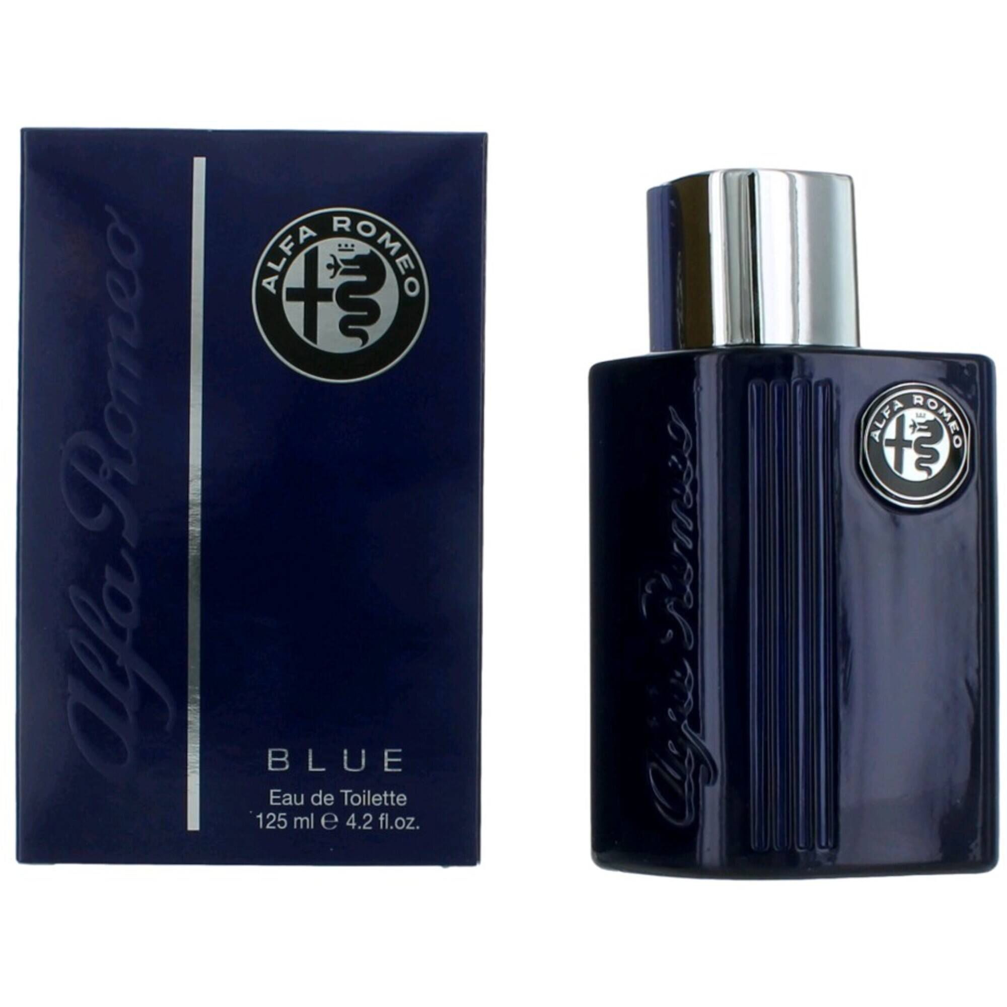 Men's Eau De Toilette Spray - Blue Captivating Aroma, 4.2 oz - Alfa Romeo - Modalova