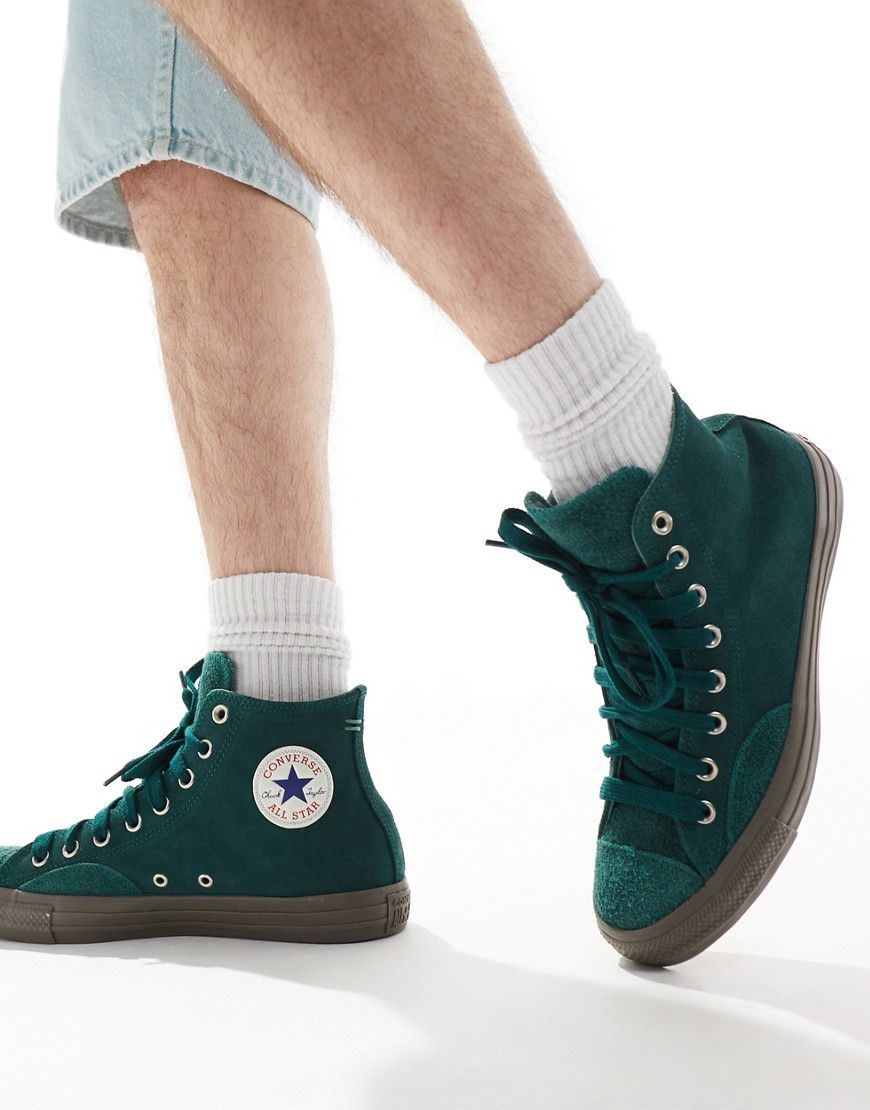 Chuck Taylor All Star Hi - Sneakers alte scuro con suola in gomma - Converse - Modalova