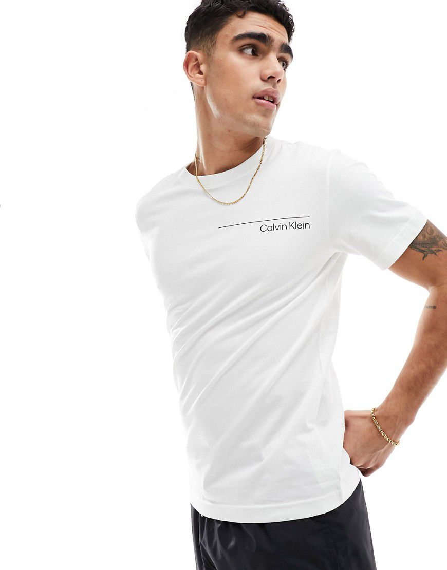Meta Legacy - T-shirt bianca con logo - Calvin Klein - Modalova
