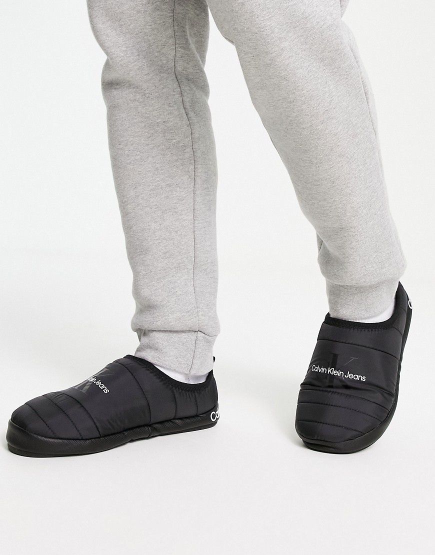 Pantofole imbottite nere - Calvin Klein Jeans - Modalova