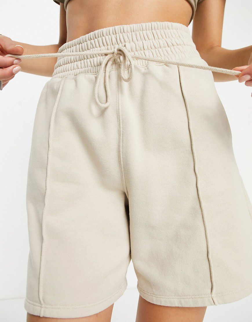 Pantaloncini sartoriali beige - Abercrombie & Fitch - Modalova