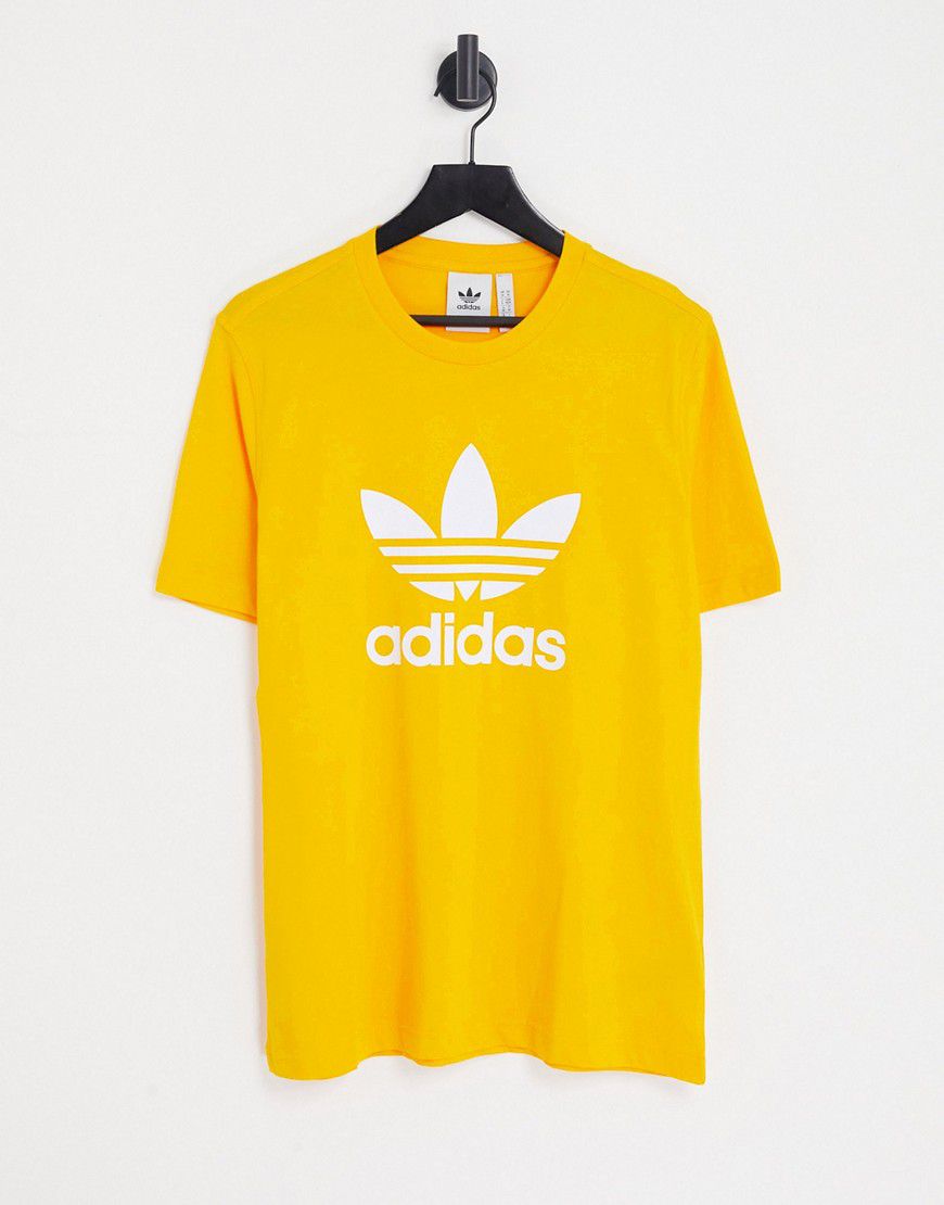 Adicolor - T-shirt con trifoglio grande color - adidas Originals - Modalova