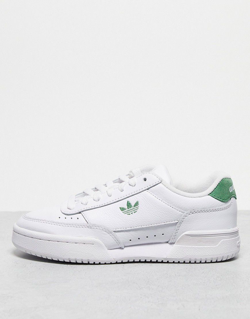 Court Super - Sneakers bianche e verdi - adidas Originals - Modalova