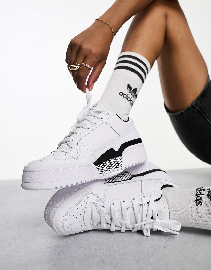Forum Bold - Sneakers bianche con logo nero - adidas Originals - Modalova