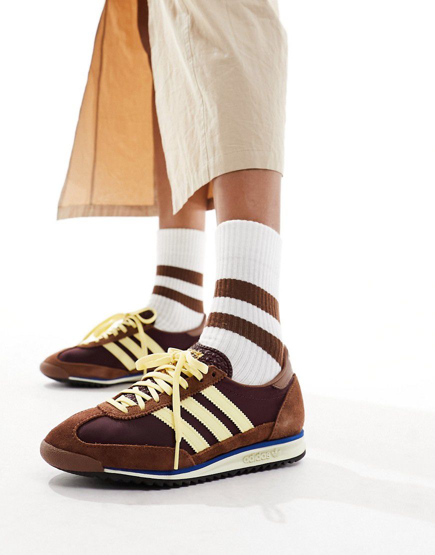 SL 72 - Sneakers marroni e gialle - adidas Originals - Modalova