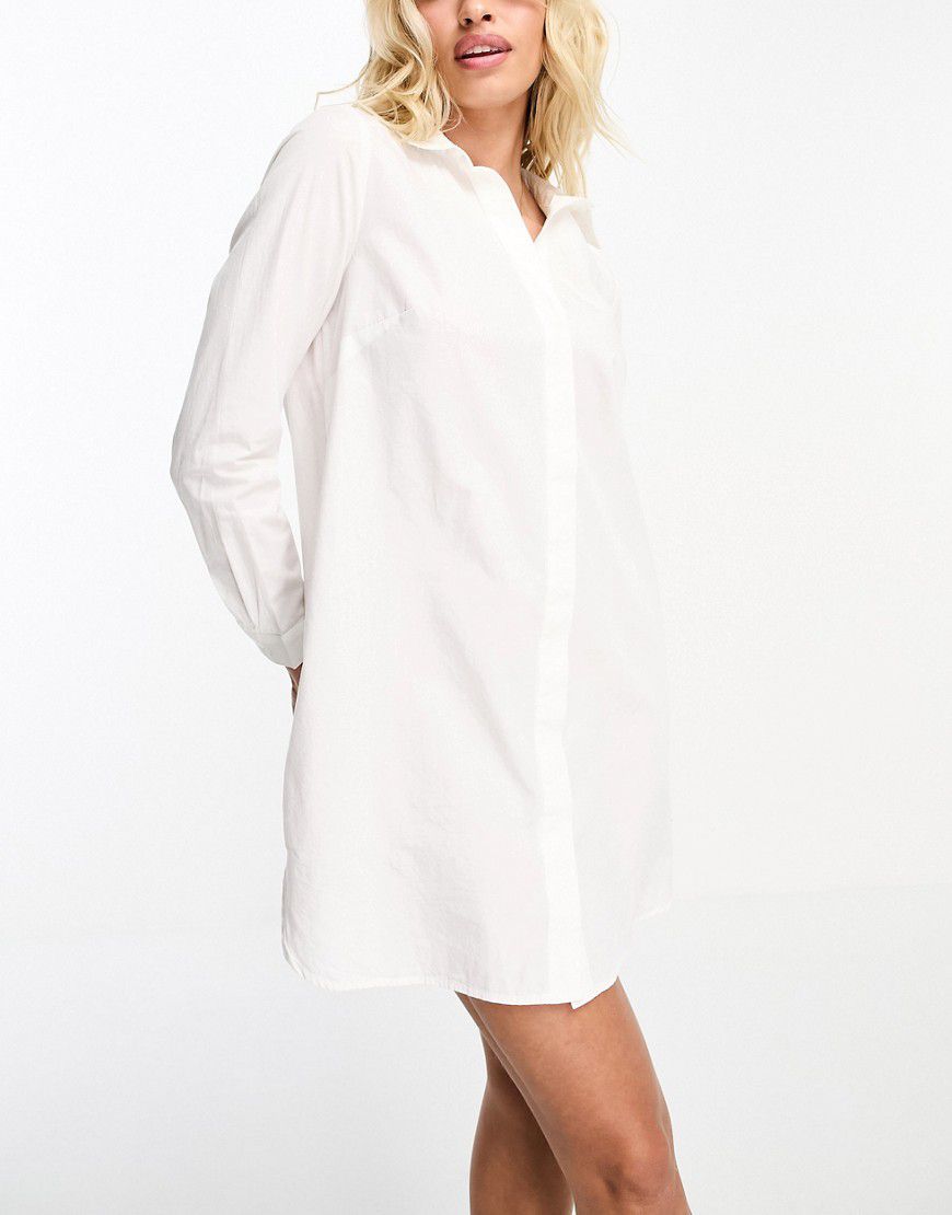 Coppe Grandi - Vestito camicia corto in cotone - ASOS DESIGN - Modalova