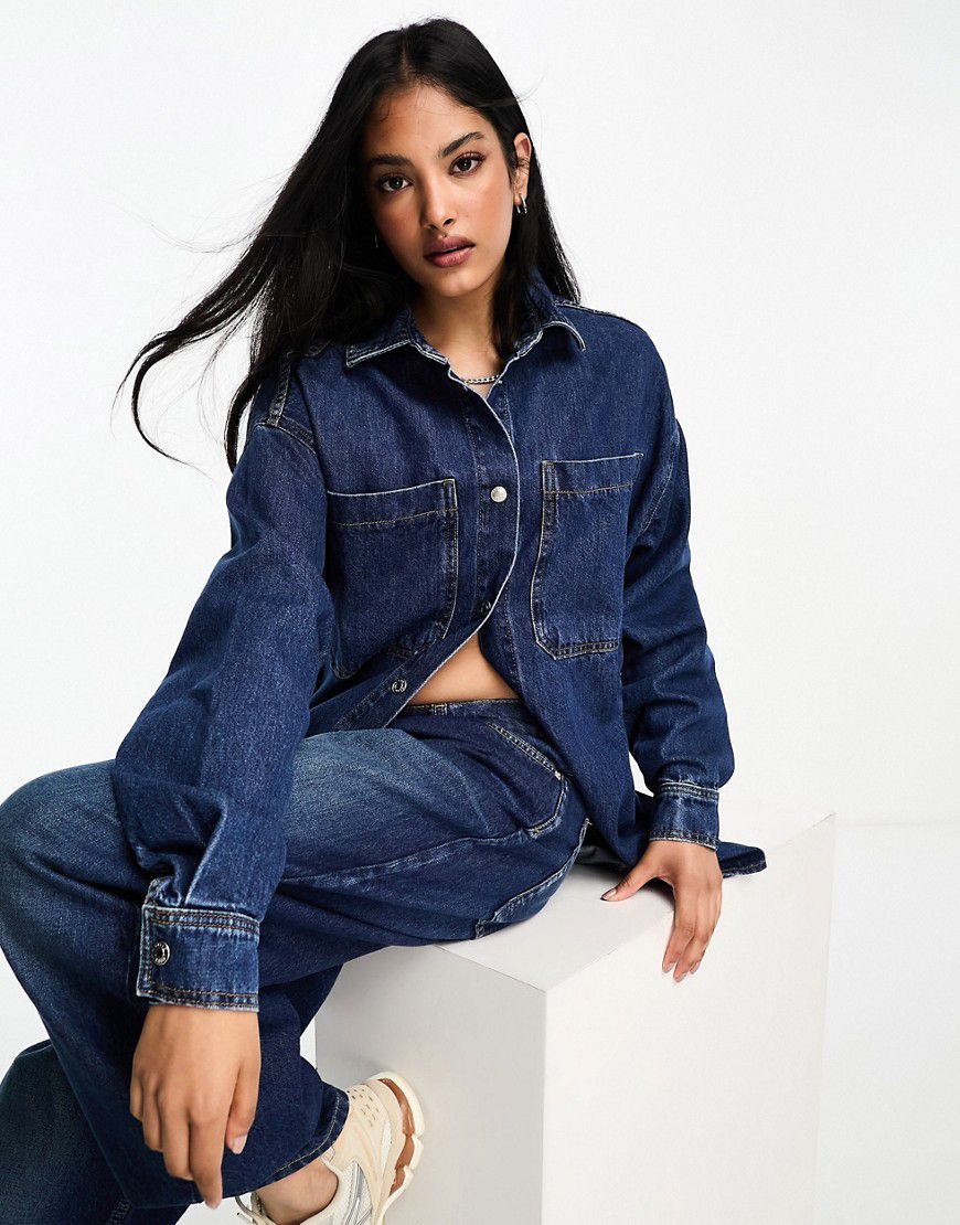 Camicia oversize di jeans - ASOS DESIGN - Modalova