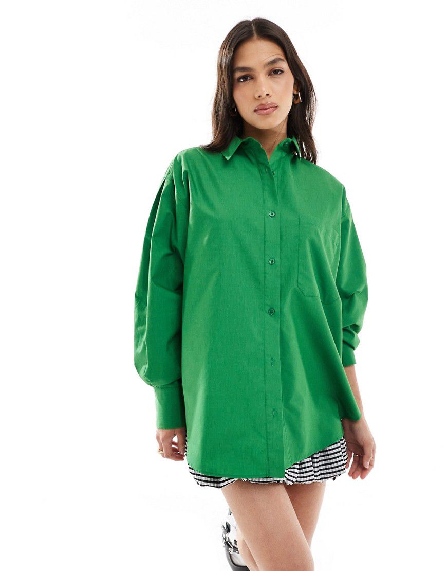 ASOS DESIGN - Camicia Oxford verde - ASOS DESIGN - Modalova