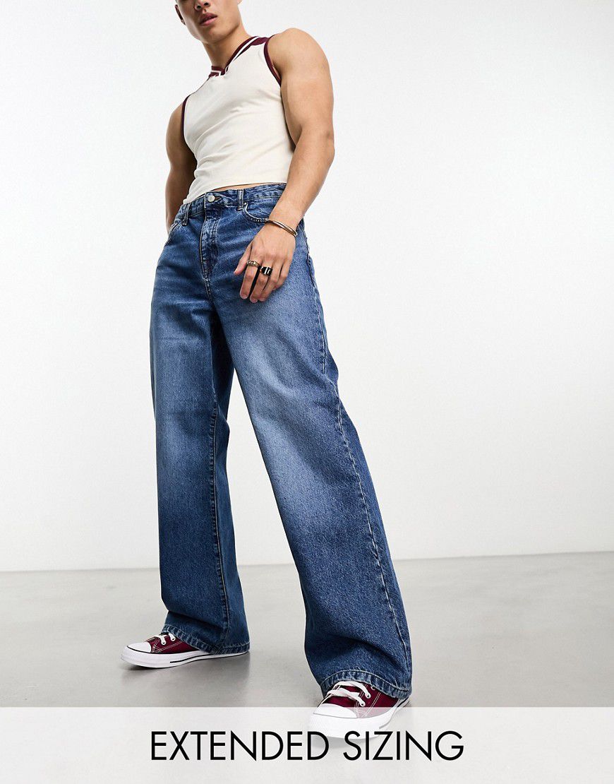 Jeans larghi con fondo ampio vintage - ASOS DESIGN - Modalova