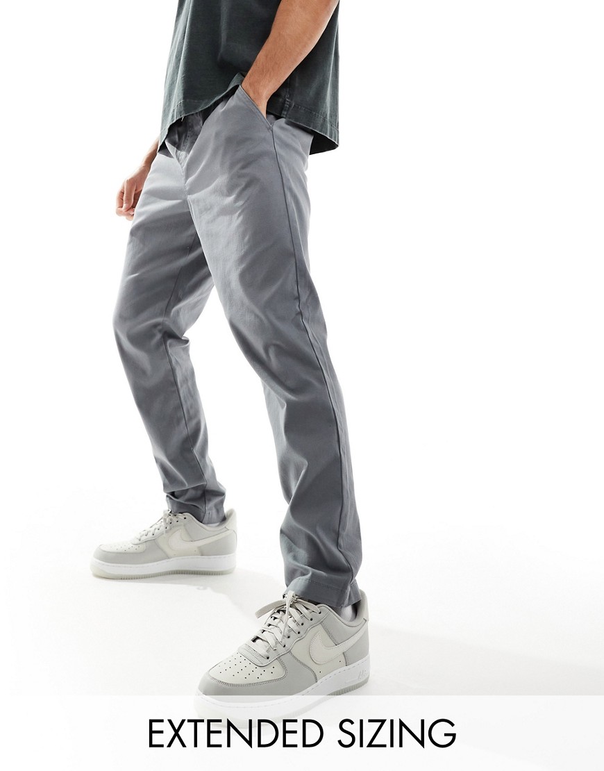 Pantaloni grigi con vita elasticizzata - ASOS DESIGN - Modalova