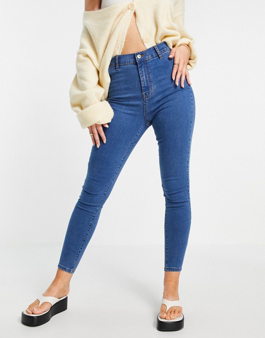 Chloe - Jeans skinny elasticizzati a vita alta stile disco lavaggio medio - Don't Think Twice - Modalova