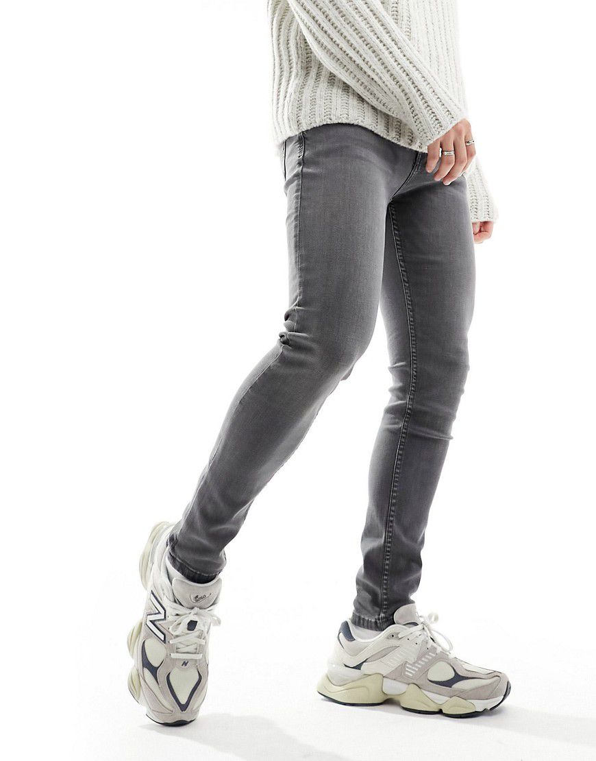 Jeans elasticizzati skinny grigi - Don't Think Twice - Modalova
