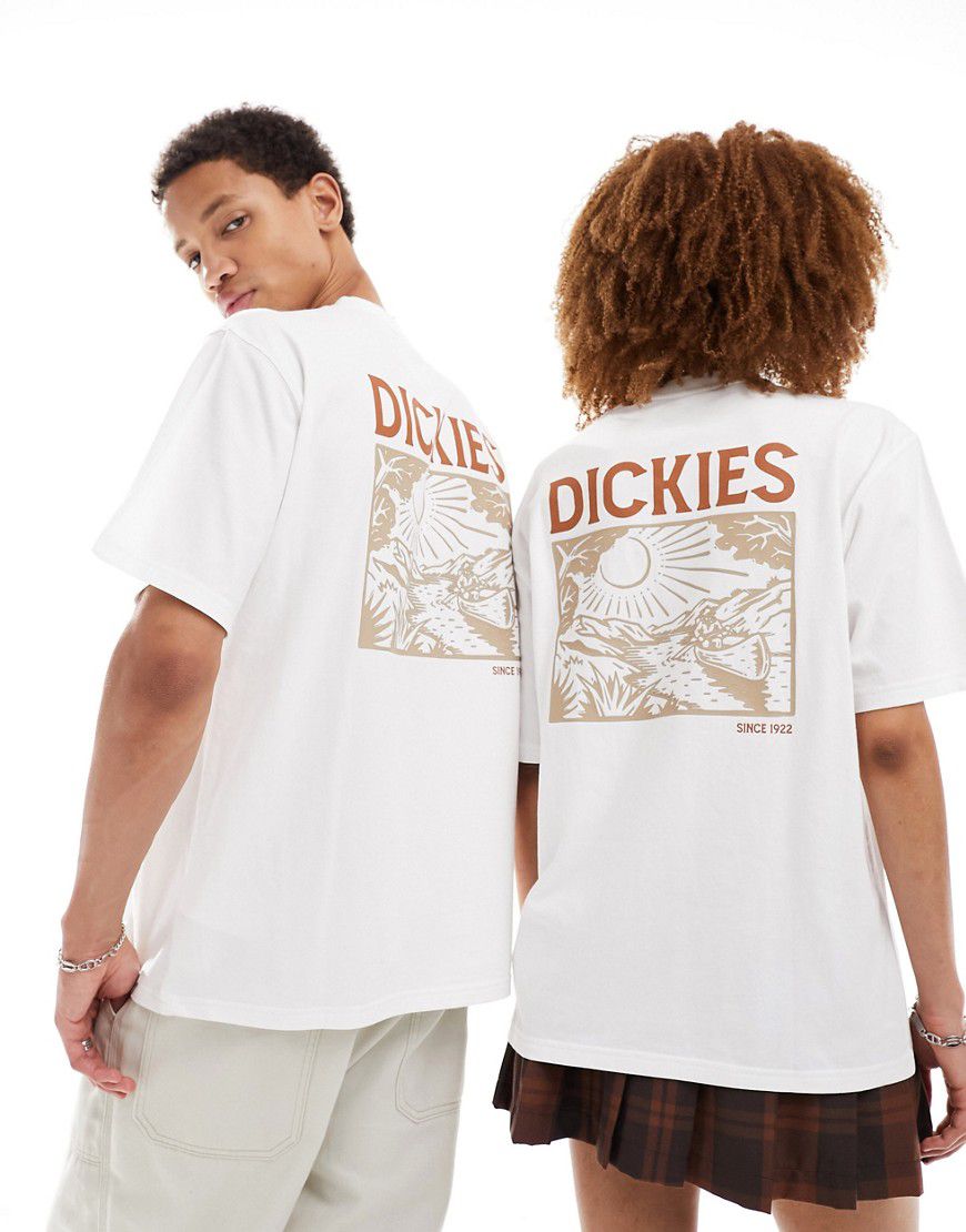 Patrick Springs - T-shirt bianca con stampa sulla schiena - Dickies - Modalova