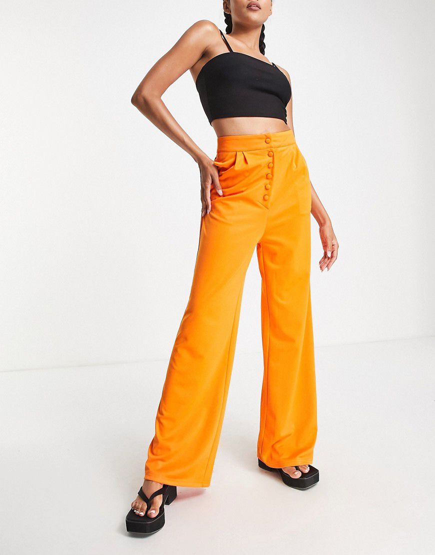 Pantaloni extra larghi a fondo ampio arancioni - Extro & Vert - Modalova