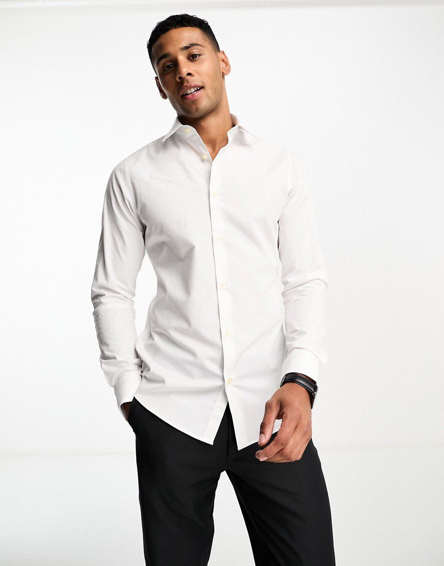 French Connection - Camicia elegante skinny bianca - French Connection Mens - Modalova