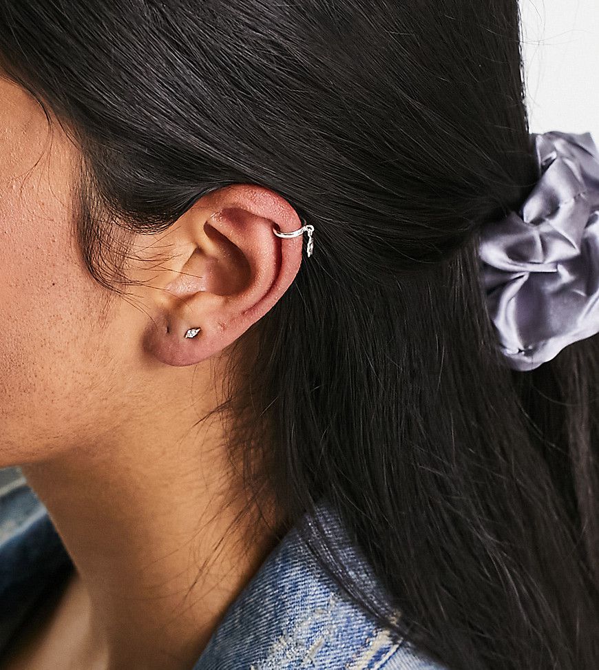 Orecchino ear cuff pendente in sterling - Kingsley Ryan - Modalova