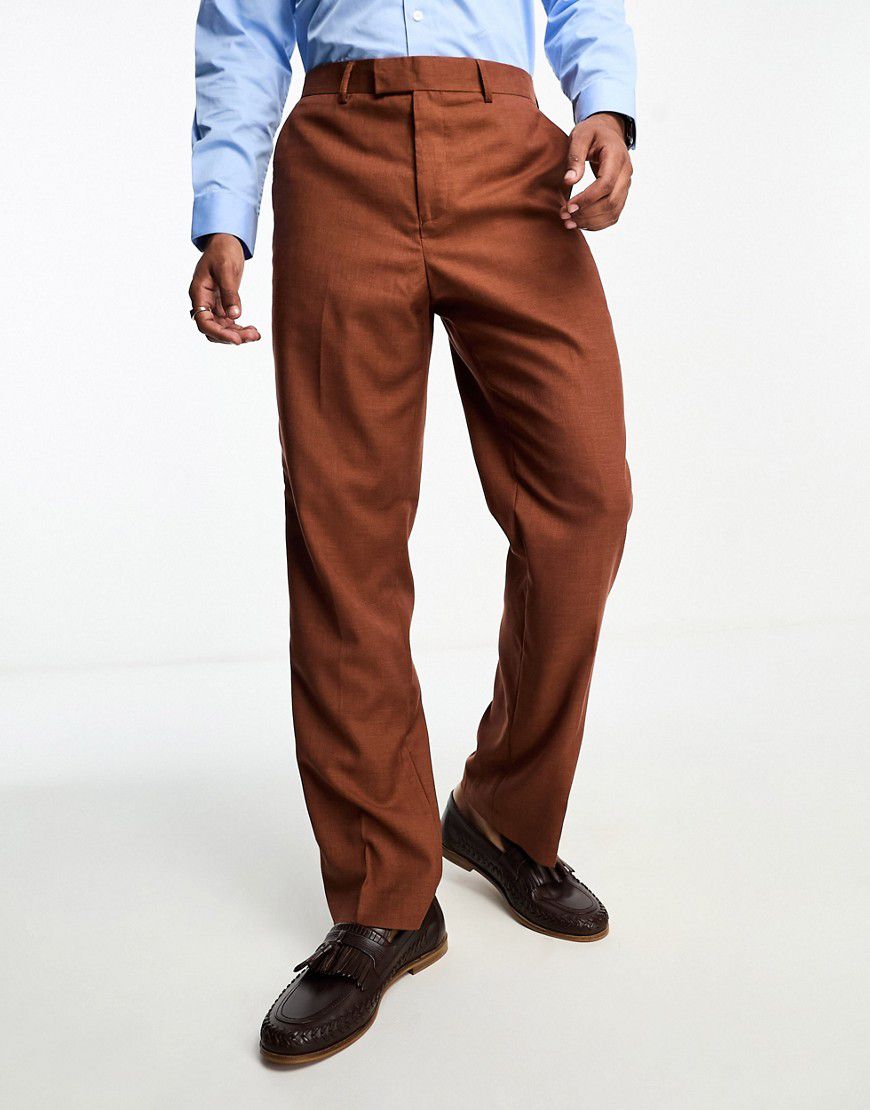 Harry - Pantaloni da abito ampi marroni - Harry Brown - Modalova