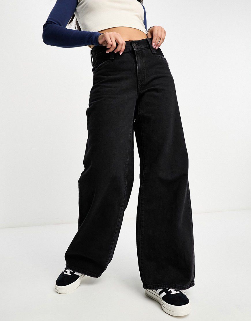 Jeans a fondo ampio extra larghi neri - Levi's - Modalova