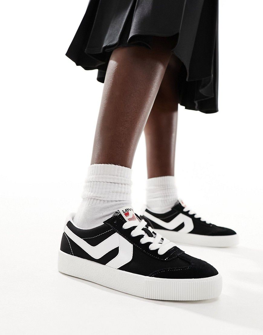 Sneak - Sneakers in camoscio nere con logo - Levi's - Modalova