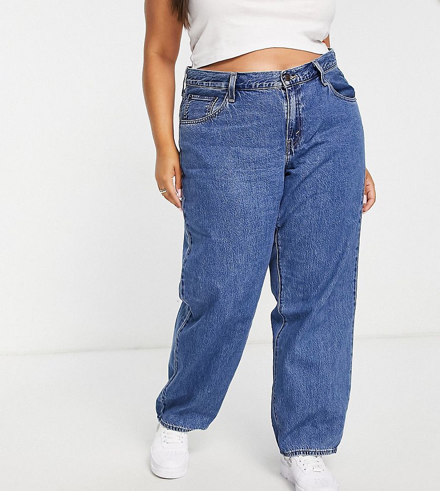 Plus - Dad jeans oversize lavaggio medio - Levi's - Modalova