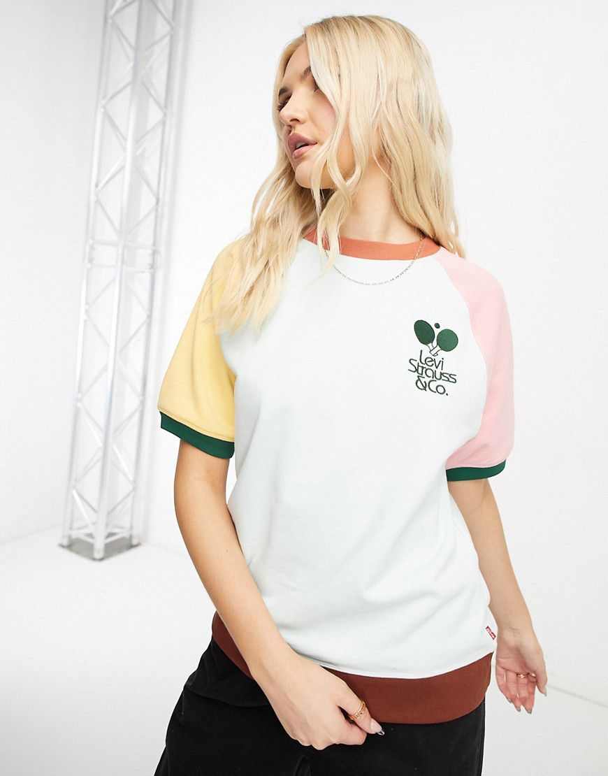 T-shirt con grafica colorblock - Levi's - Modalova